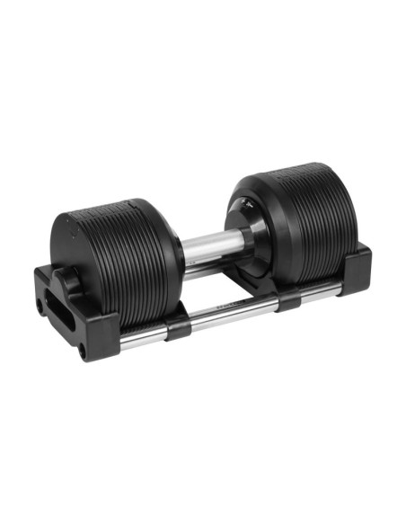 Hantel żeliwny regulowany automat 36 kg, skok co 1kg, rebel active