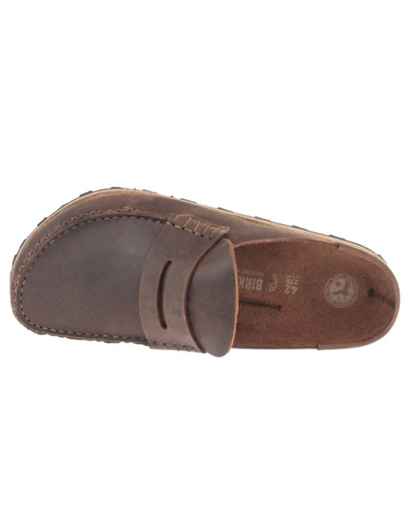 Birkenstock naples leoi 1025033 brązowe 41