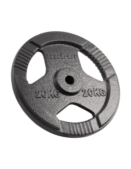 Obciążenie żeliwne 20kg, otwór 31mm, talerz z uchwytami, rebel active