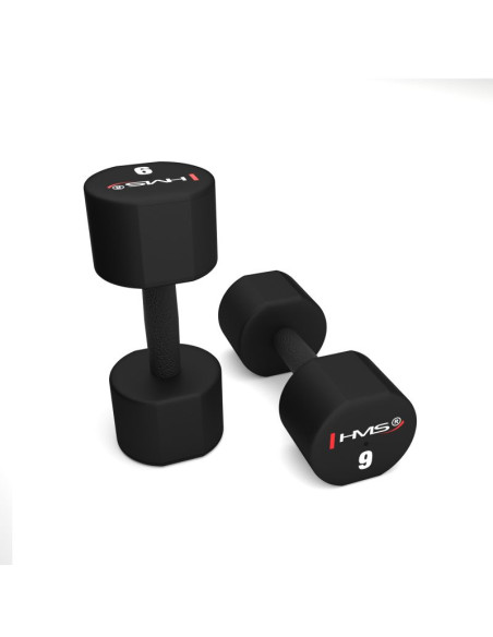 Hpt09 2 x 9 kg hantle poliuretanowe tpu hms