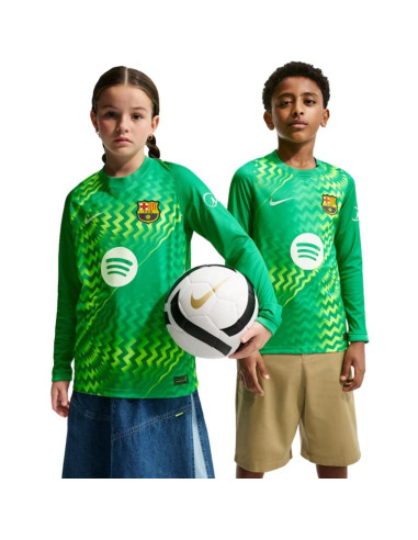 Koszulka dla dzieci nike fc barcelona stadium goalkeeper 2026/27 zielona ii3610 324 xl