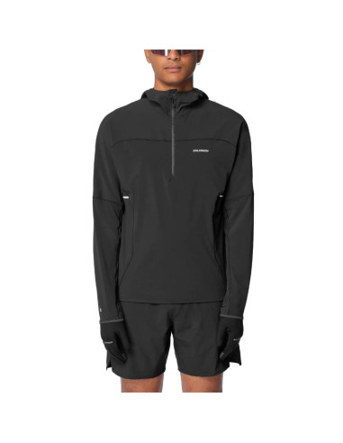 Salomon sense aero hybrid half zip hooded lc2429600 czarne l