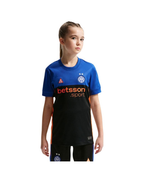 Koszulka dla dzieci nike inter mediolan 2026 stadium se czarno-niebieska ib3536 413 xl