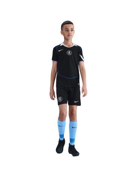 Koszulka dla dzieci nike chelsea fc 2025/26 stadium third czarna hm4123 011 m