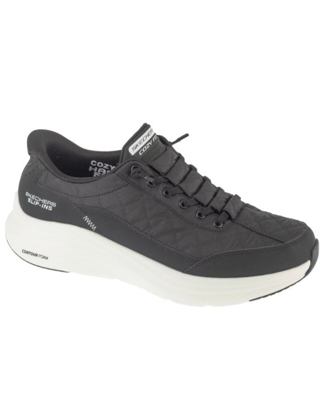 Skechers slip-ins: contour foam - cozy 232619-bkw czarne 40
