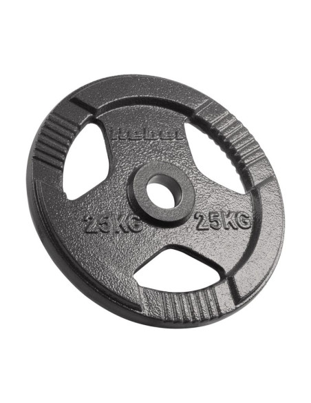 Obciążenie żeliwne olimpijskie 25kg, otwór 51mm, talerz z uchwytami, rebel active
