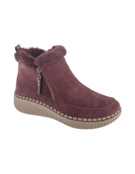 Skechers wilshire blvd - fresh zip 168108-wine bordowe 36