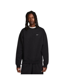 Nike solo swoosh fleece crew dx1361-010 czarne m