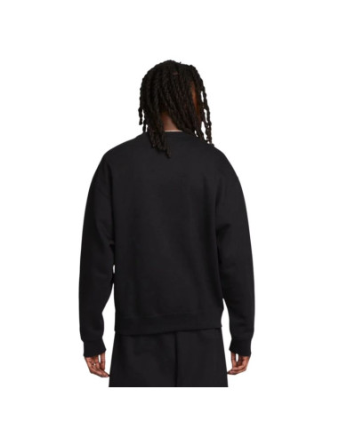 Nike solo swoosh fleece crew dx1361-010 czarne m