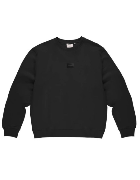 Prosto jacquard label crewneck kl261mswe1021 czarne l