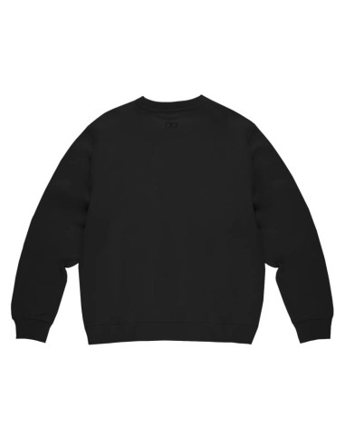 Prosto jacquard label crewneck kl261mswe1021 czarne l