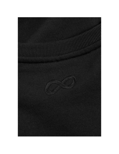 Prosto jacquard label crewneck kl261mswe1021 czarne l
