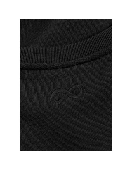 Prosto jacquard label crewneck kl261mswe1021 czarne l