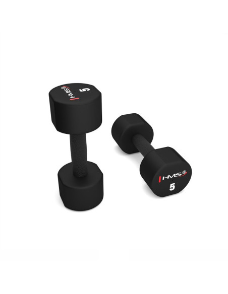 Hpt05 2 x 5 kg hantle poliuretanowe tpu hms