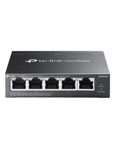 Switch tp-link es205gp omada easy managed