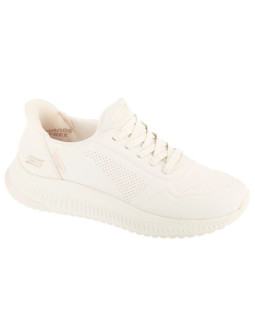 Skechers slip-ins: bobs squad 4 - key look 117740-w białe 40
