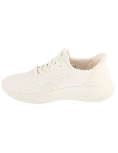 Skechers slip-ins: bobs squad 4 - key look 117740-w białe 40