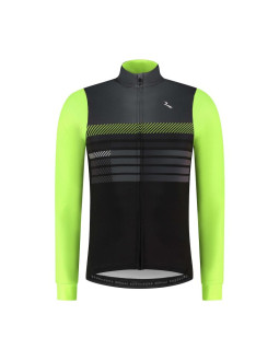 Rogelli koszulka dł.r stryde czarny- fluor 3xl