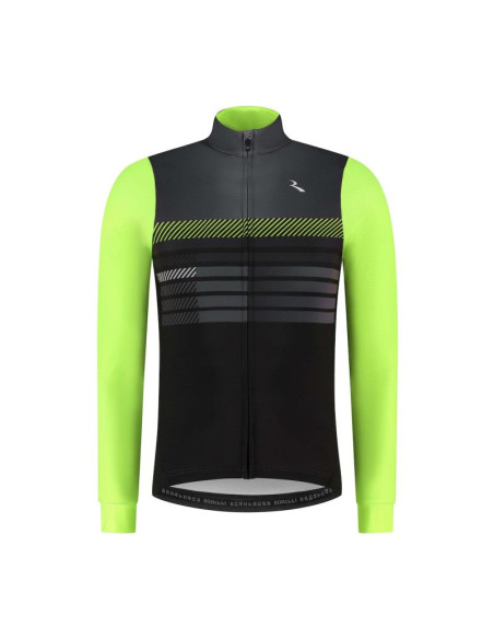 Rogelli koszulka dł.r stryde czarny- fluor 3xl