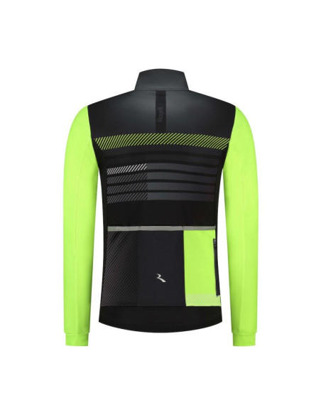 Rogelli koszulka dł.r stryde czarny- fluor 3xl