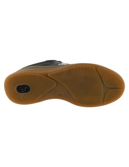 Skechers duraleather lace up snoop cupsole sneaker 251200-bkw czarne 40