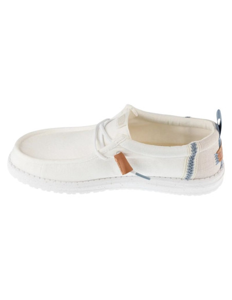 Hey dude wally summer linen 43086-1so białe 41