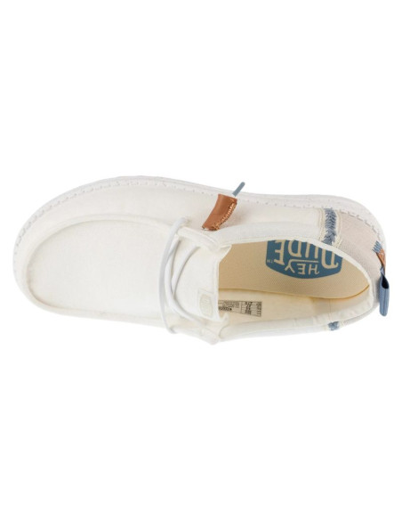 Hey dude wally summer linen 43086-1so białe 41