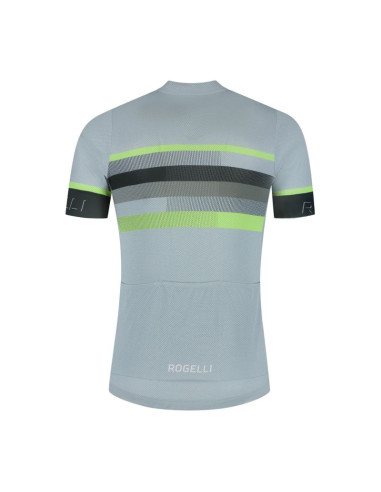 Rogelli koszulka hero ii szaro-limonkowa 4xl