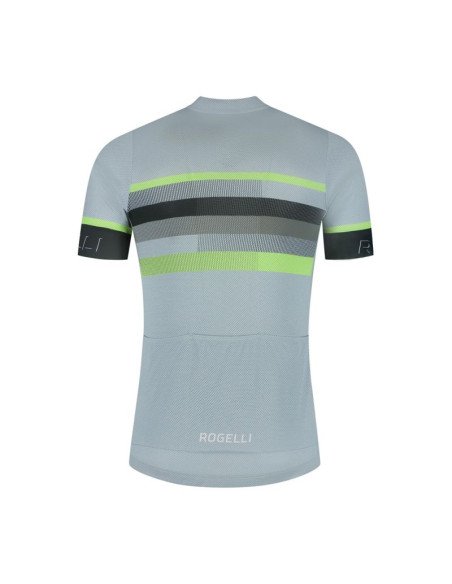 Rogelli koszulka hero ii szaro-limonkowa 4xl