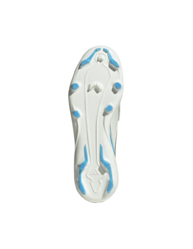 Buty piłkarskie dla dzieci adidas f50 messi league ll fg biało-niebieskie ih1907