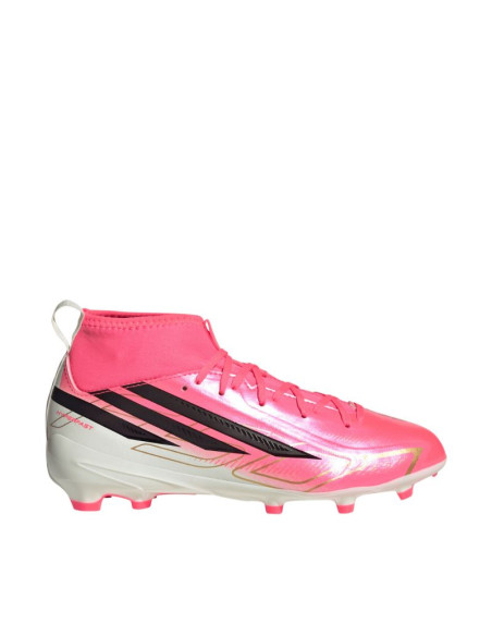 Buty piłkarskie dla dzieci adidas f50 hyperfast league mid fg różowe kk1315