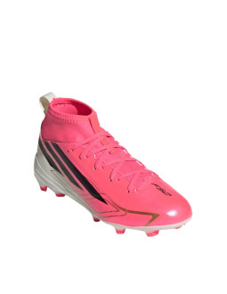 Buty piłkarskie dla dzieci adidas f50 hyperfast league mid fg różowe kk1315 2