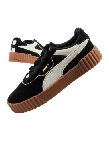 Puma buty sportowe damskie trampki carina 3.0 skórzane czarne modne