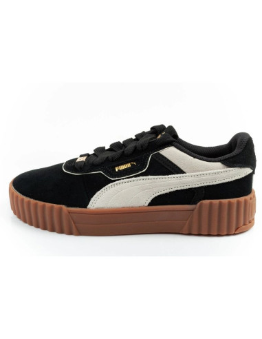 Puma buty sportowe damskie trampki carina 3.0 skórzane czarne modne