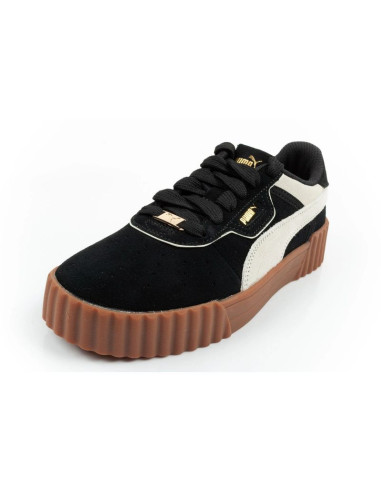 Puma buty sportowe damskie trampki carina 3.0 skórzane czarne modne