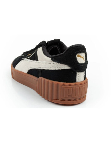 Puma buty sportowe damskie trampki carina 3.0 skórzane czarne modne