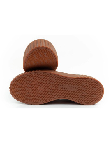 Puma buty sportowe damskie trampki carina 3.0 skórzane czarne modne