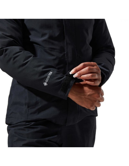 Kurtka damska z membraną berghaus hillwalker interactive shell rozmiar s, czarna