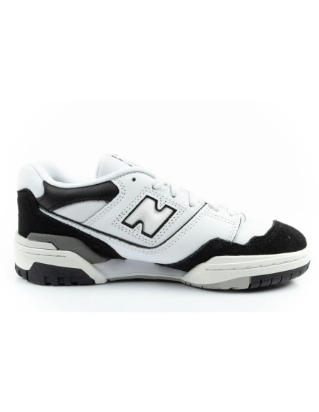 New balance 550 buty sportowe młodzieżowe sneakersy skórzane modne czarne białe