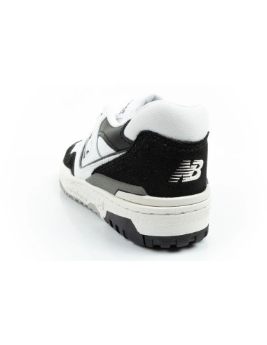 New balance 550 buty sportowe młodzieżowe sneakersy skórzane modne czarne białe
