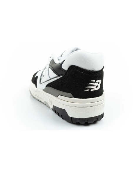 New balance 550 buty sportowe młodzieżowe sneakersy skórzane modne czarne białe