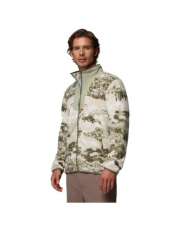 Columbia sequoia grove printed full zip fleece 2135511399 zielone l 2