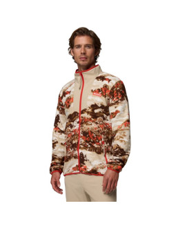 Columbia sequoia grove printed full zip fleece 2135511625 brązowe l