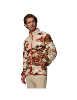 Columbia sequoia grove printed full zip fleece 2135511625 brązowe l 2