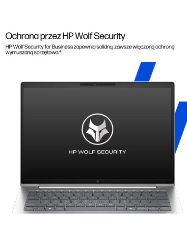 Notebook hp elitebook 6 g1i 14 a 14"wuxga/ultra 5 225h/16gb/ssd512gb/arc 130t/11pr pike silver 3y