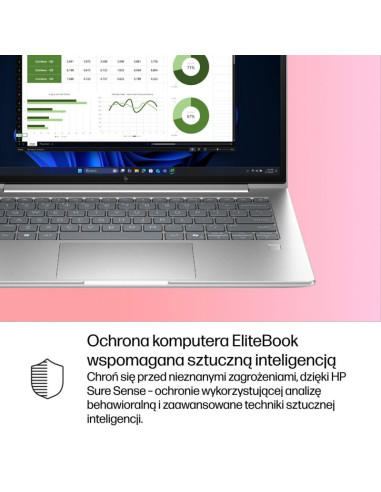 Notebook hp elitebook 6 g1i 14 a 14"wuxga/ultra 5 225h/16gb/ssd512gb/arc 130t/11pr pike silver 3y