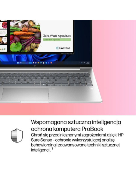 Notebook hp probook 4 g1i 16"wuxga/ultra 7 255h/16gb/ssd512gb/arc/11pr pike silver 3y