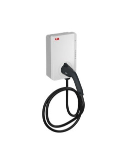 Stacja ładowania abb terra ac w22-g5-r-c-v2-0 wallbox typ 2, 22kw, przewód 5m, zasilanie z 3 faz/32a, bluetooth, wi-fi, ethernet