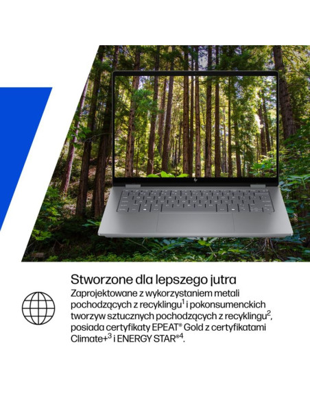 Hp omnibook x flip 2in1 14-fk0020nw ryzen ai 5 340 14"2k oled 300nits lbl glosy 16gb lpddr5x ssd512 radeon 840m cam5mp+ir  59wh 
