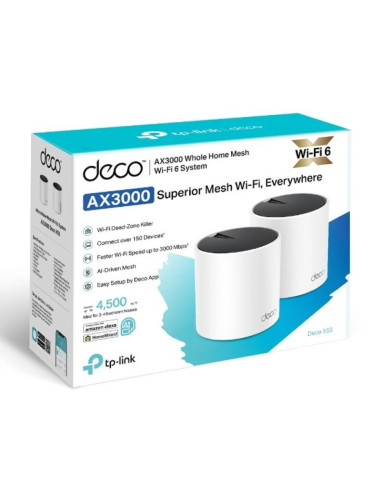 Router tp-link ax3000 dual-band (2.4 ghz/5 ghz) wi-fi 6 (802.11ax) biały 3 wewnętrzne